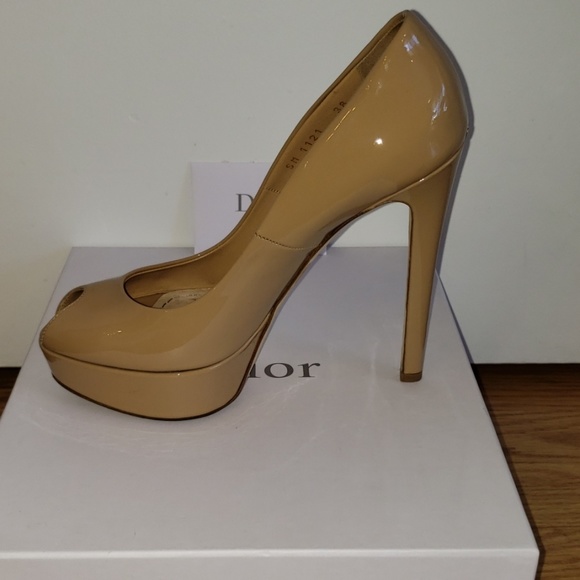 Dior platform peep toe pumps - Picture 2 of 8